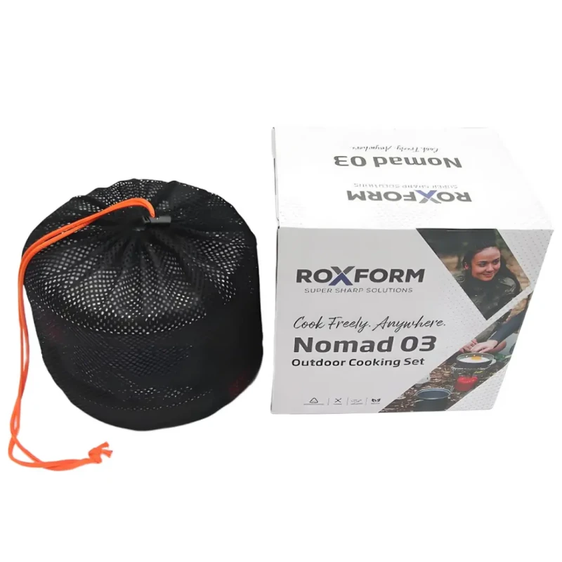 Roxform Nomad 03 Kamp Tencere Seti – 4 Kişilik Çok Fonksiyonlu Set - 8