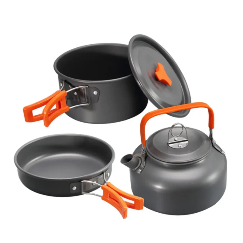 Roxform Nomad 03 Kamp Tencere Seti – 4 Kişilik Çok Fonksiyonlu Set - 2