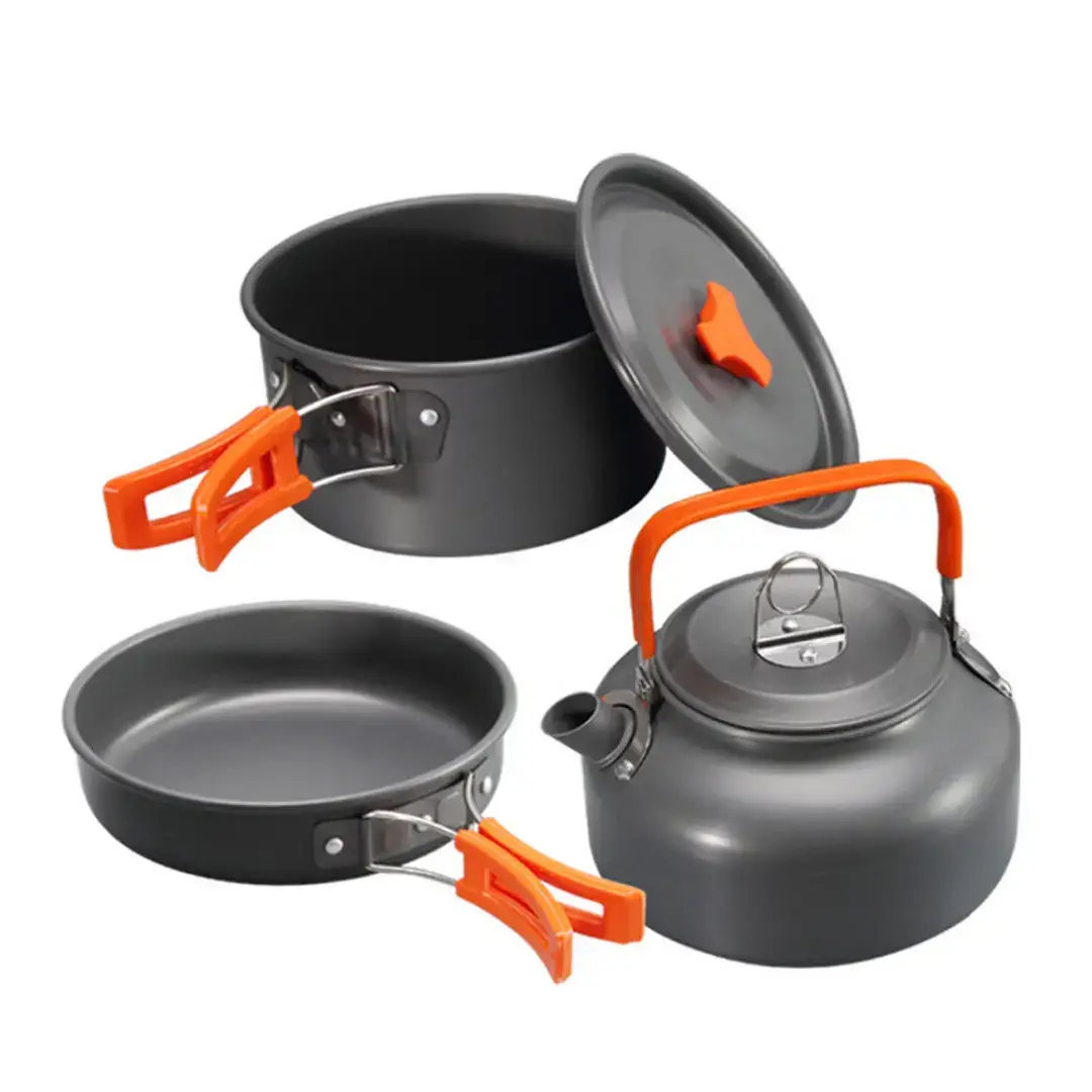 Roxform Nomad 03 Kamp Tencere Seti – 4 Kişilik Çok Fonksiyonlu Set - 2