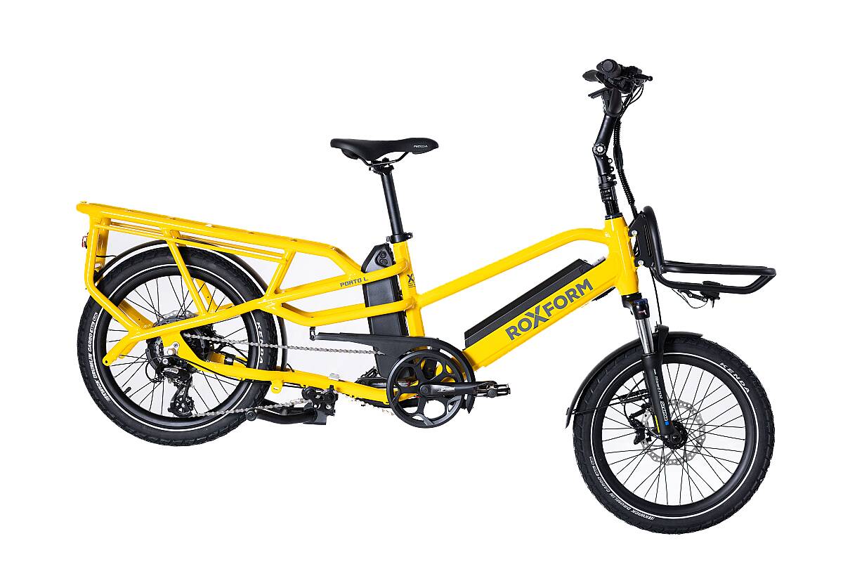 Roxform Porto L Çift Bataryalı Elektrikli Kargo Bisikleti Bafang Hub Motor 60Nm Tork Uzun Menzil - 1