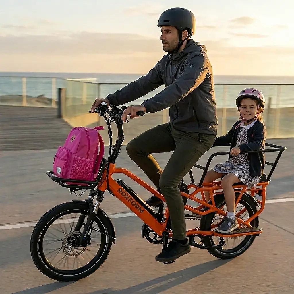 Roxform Porto L Çift Bataryalı Elektrikli Kargo Bisikleti Bafang Hub Motor 60Nm Tork Uzun Menzil - 15