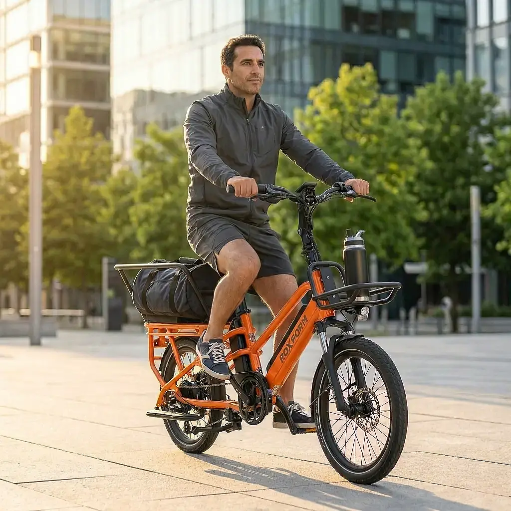 Roxform Porto L Çift Bataryalı Elektrikli Kargo Bisikleti Bafang Hub Motor 60Nm Tork Uzun Menzil - 16