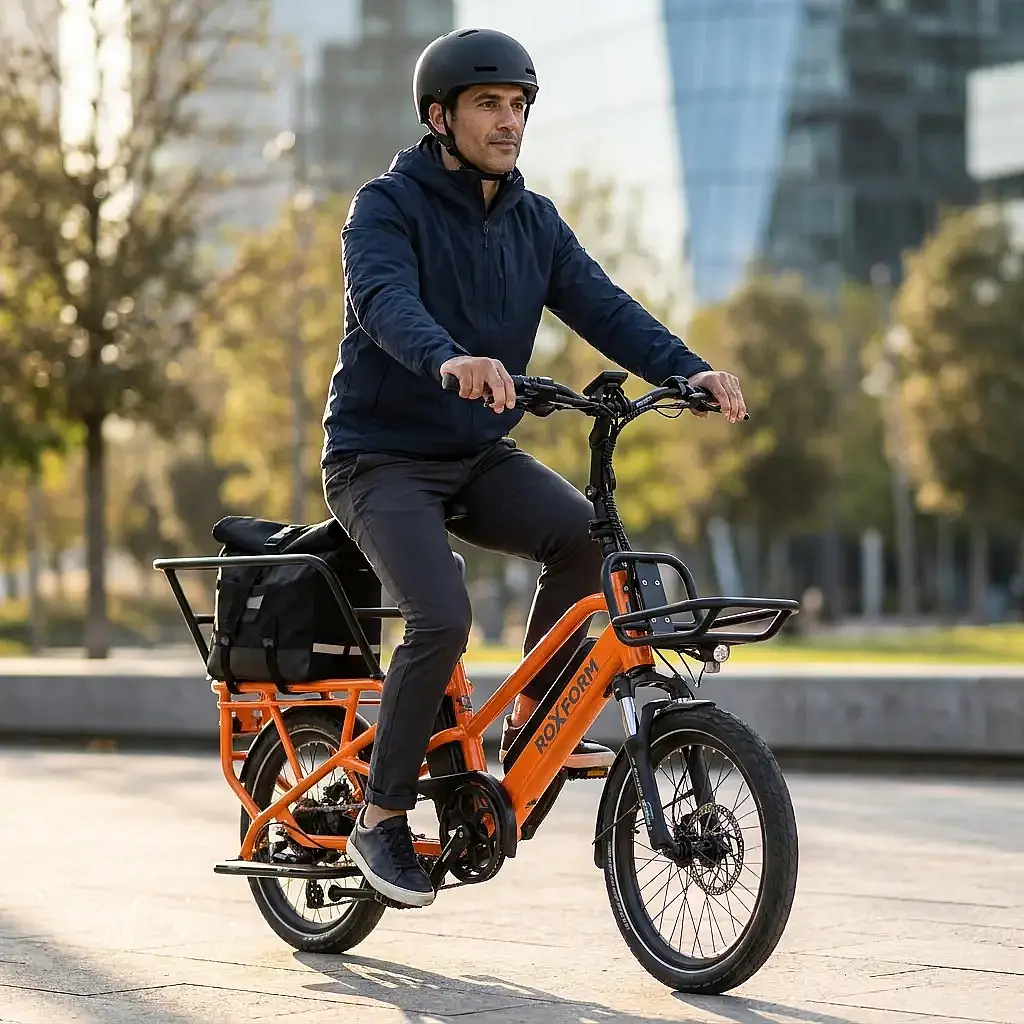 Roxform Porto L Çift Bataryalı Elektrikli Kargo Bisikleti Bafang Hub Motor 60Nm Tork Uzun Menzil - 18