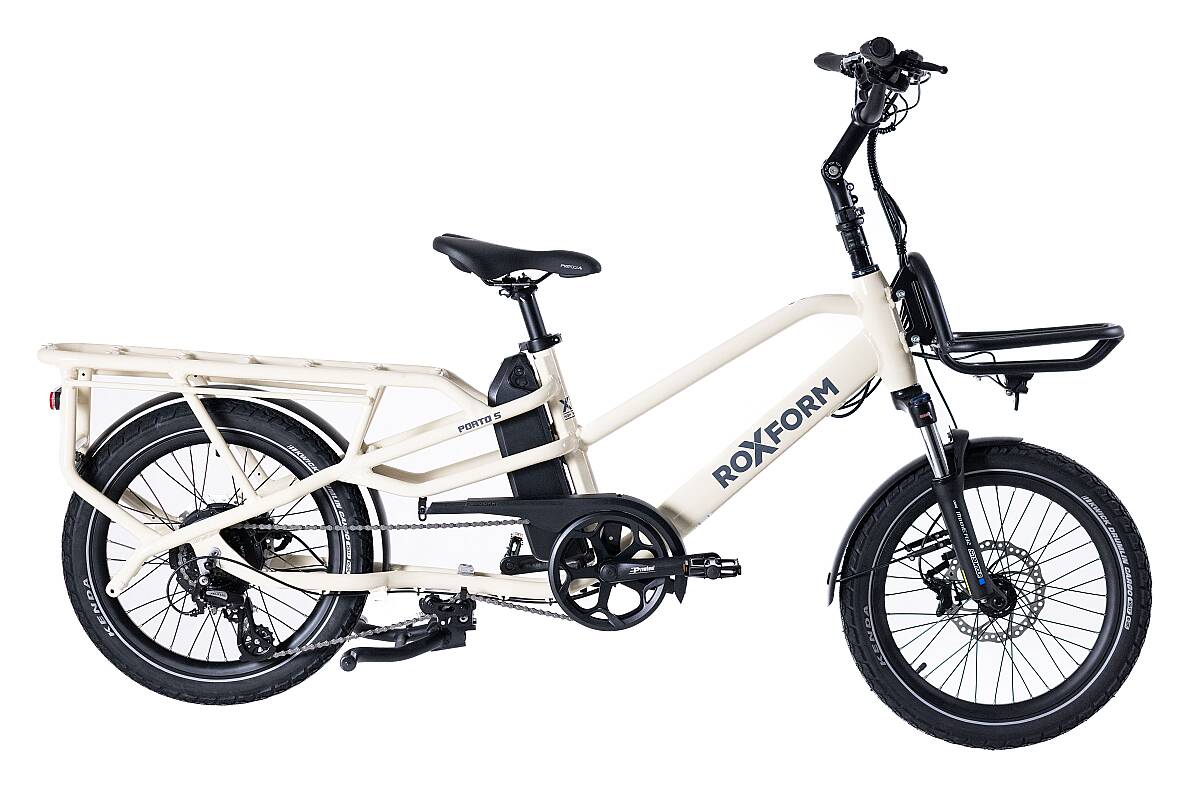 Roxform Porto S Elektrikli Bisiklet Kargo Bisikleti Alüminyum 13Ah Shimano Altus, Hidrolik Disk Fren - 1