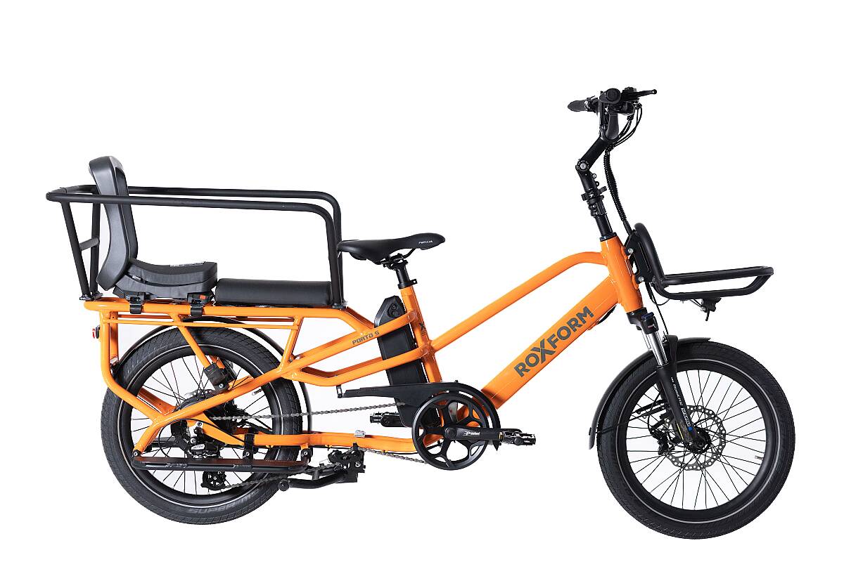 Roxform Porto S Elektrikli Bisiklet Kargo Bisikleti Alüminyum 13Ah Shimano Altus, Hidrolik Disk Fren - 7