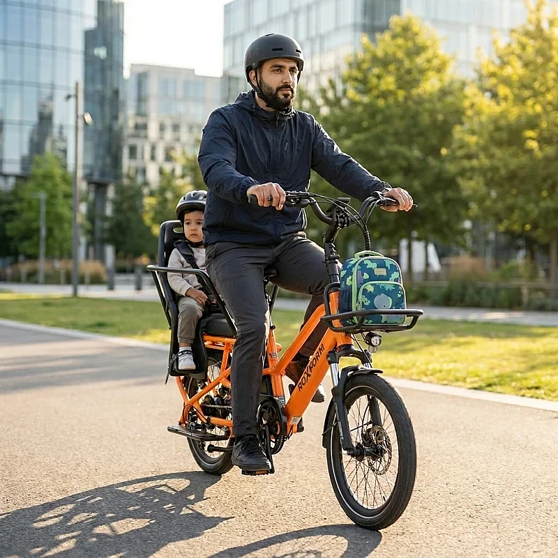 Roxform Porto S Elektrikli Bisiklet Kargo Bisikleti Alüminyum 13Ah Shimano Altus, Hidrolik Disk Fren - 9