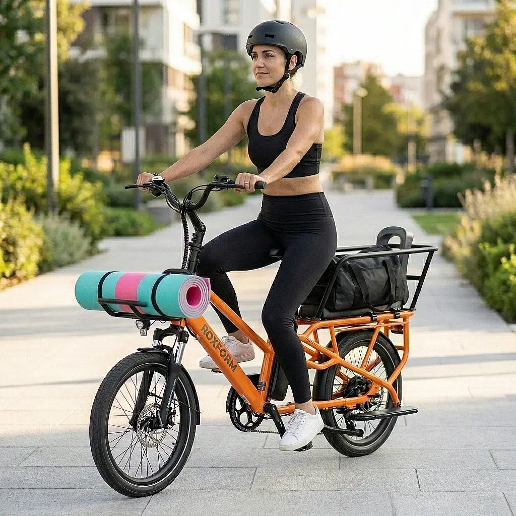 Roxform Porto S Elektrikli Bisiklet Kargo Bisikleti Alüminyum 13Ah Shimano Altus, Hidrolik Disk Fren - 11