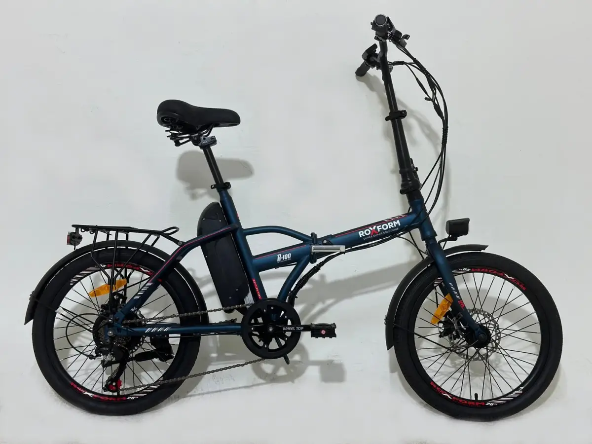 Roxform R-100 Elektrikli Katlanabilir Bisiklet 20 İnç Şehir Bisikleti - 41