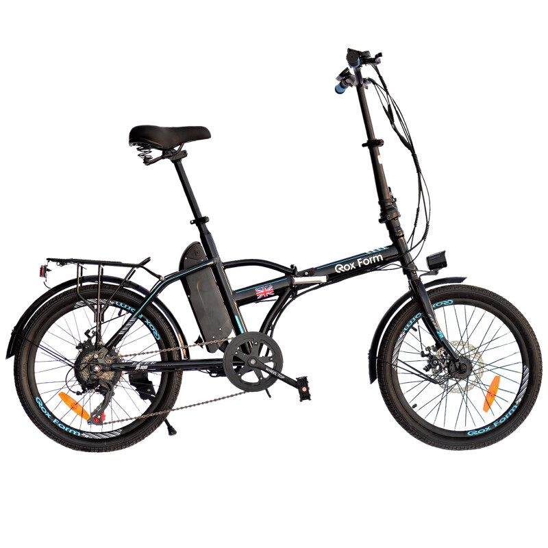Roxform R-100 Elektrikli Katlanabilir Bisiklet 20 İnç Siyah - 1