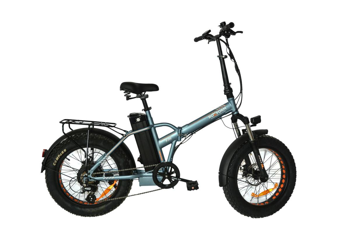 Roxform R-200 Elektrikli Katlanabilir Bisiklet 10AH Shimano Altus 20 İnç Şehir Bisikleti - 1