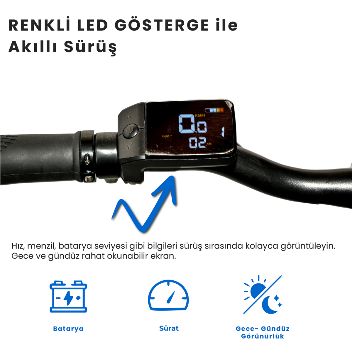 Roxform R-200 Elektrikli Katlanabilir Bisiklet 10AH Shimano Altus 20 İnç Şehir Bisikleti - 27