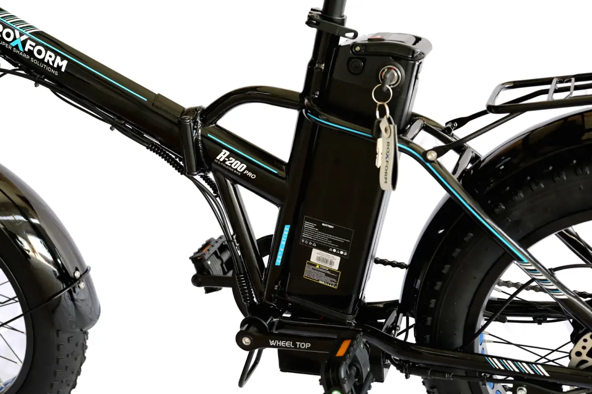 Roxform R-200 PRO Elektrikli Katlanabilir Bisiklet 10AH/13AH Shimano Altus Hidrolik Fren Şehir Bisikleti - 41