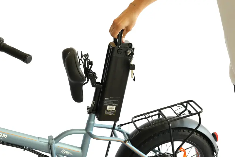 Roxform R-200 PRO Elektrikli Katlanabilir Bisiklet 10AH/13AH Shimano Altus Hidrolik Fren Şehir Bisikleti - 52