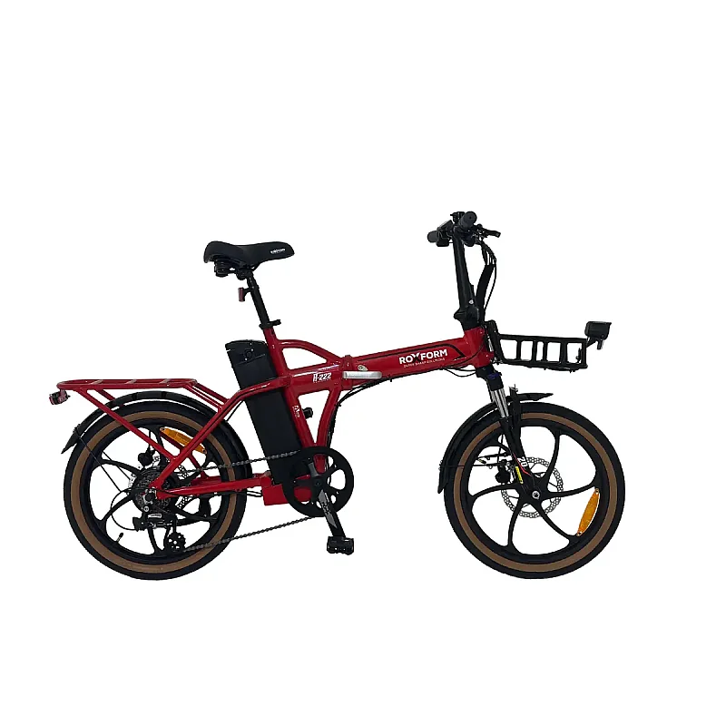 ÖN SİPARİŞ - Roxform R-222 Elektrikli Katlanabilir Bisiklet 20AH Shimano Altus Hidrolik Fren Alüminyum Kadro - Roxform