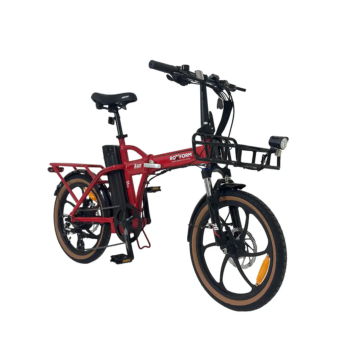 ÖN SİPARİŞ - Roxform R-222 Elektrikli Katlanabilir Bisiklet 20AH Shimano Altus Hidrolik Fren Alüminyum Kadro - 2
