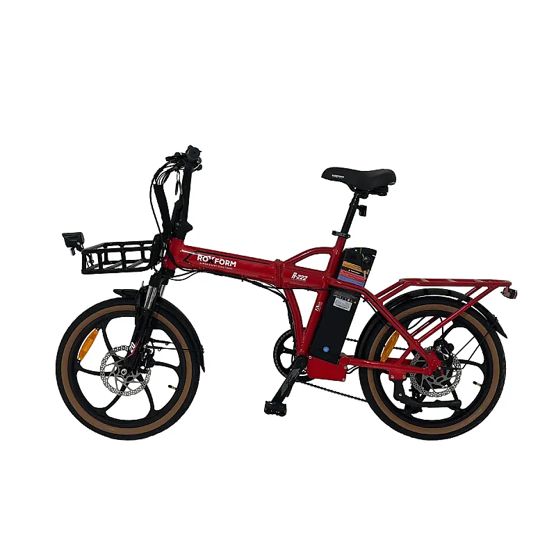 ÖN SİPARİŞ - Roxform R-222 Elektrikli Katlanabilir Bisiklet 20AH Shimano Altus Hidrolik Fren Alüminyum Kadro - 3