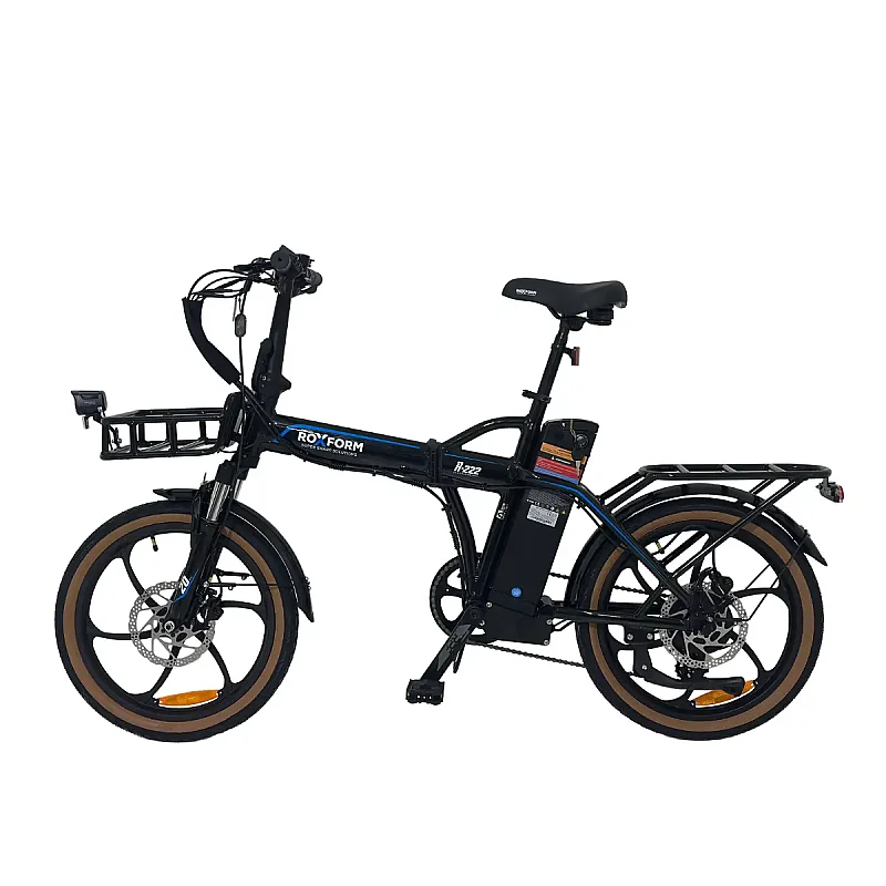 ÖN SİPARİŞ - Roxform R-222 Elektrikli Katlanabilir Bisiklet 20AH Shimano Altus Hidrolik Fren Alüminyum Kadro - 9