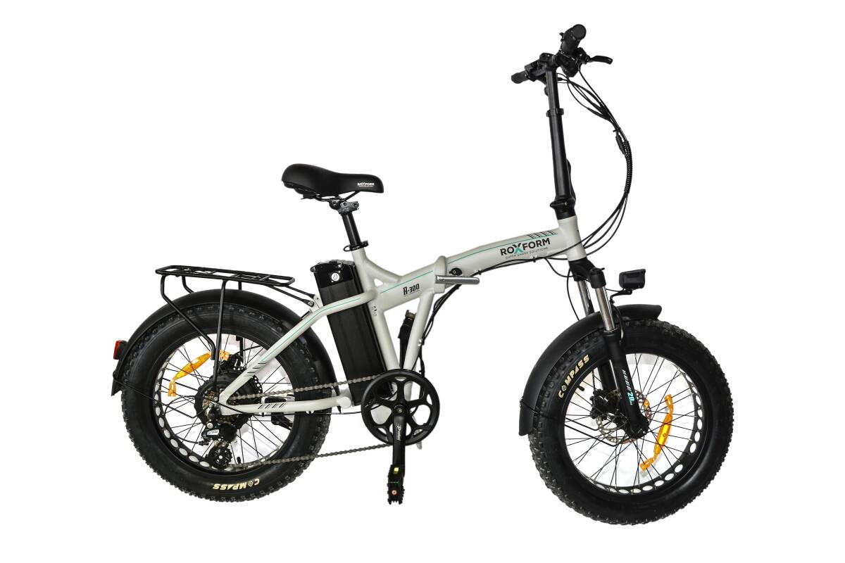 Roxform R-300 Elektrikli Katlanabilir Bisiklet 13AH/15AH Shimano Altus Hidrolik Fren Alüminyum Kadro - 2