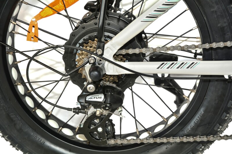 Roxform R-300 Elektrikli Katlanabilir Bisiklet 13AH/15AH Shimano Altus Hidrolik Fren Alüminyum Kadro - 61