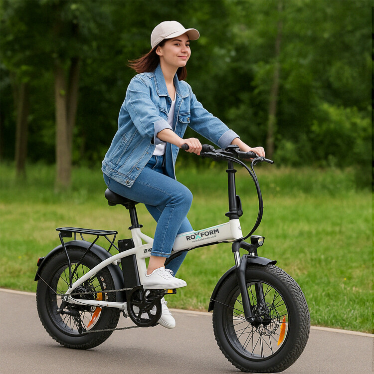 Roxform R-300 Elektrikli Katlanabilir Bisiklet 13AH/15AH Shimano Altus Hidrolik Fren Alüminyum Kadro - 12