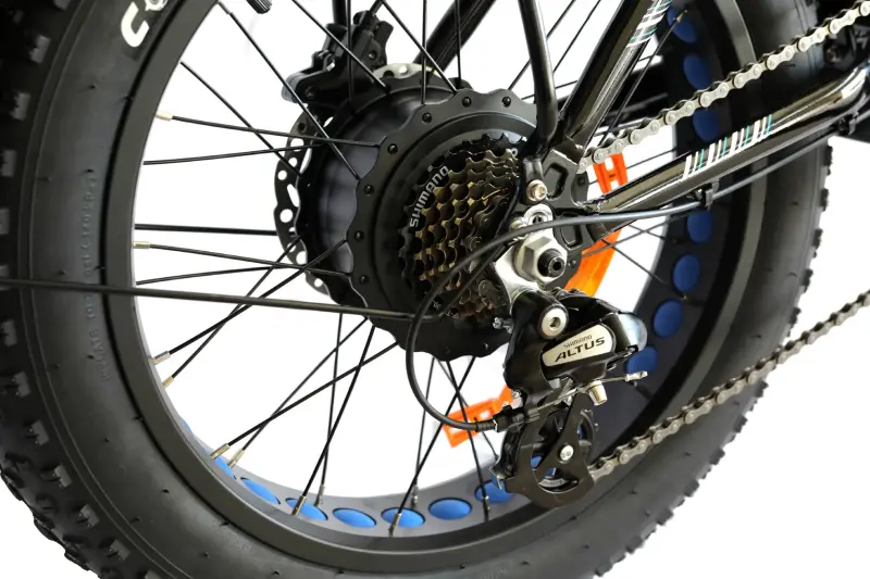 Roxform R-300 Elektrikli Katlanabilir Bisiklet 13AH/15AH Shimano Altus Hidrolik Fren Alüminyum Kadro - 44