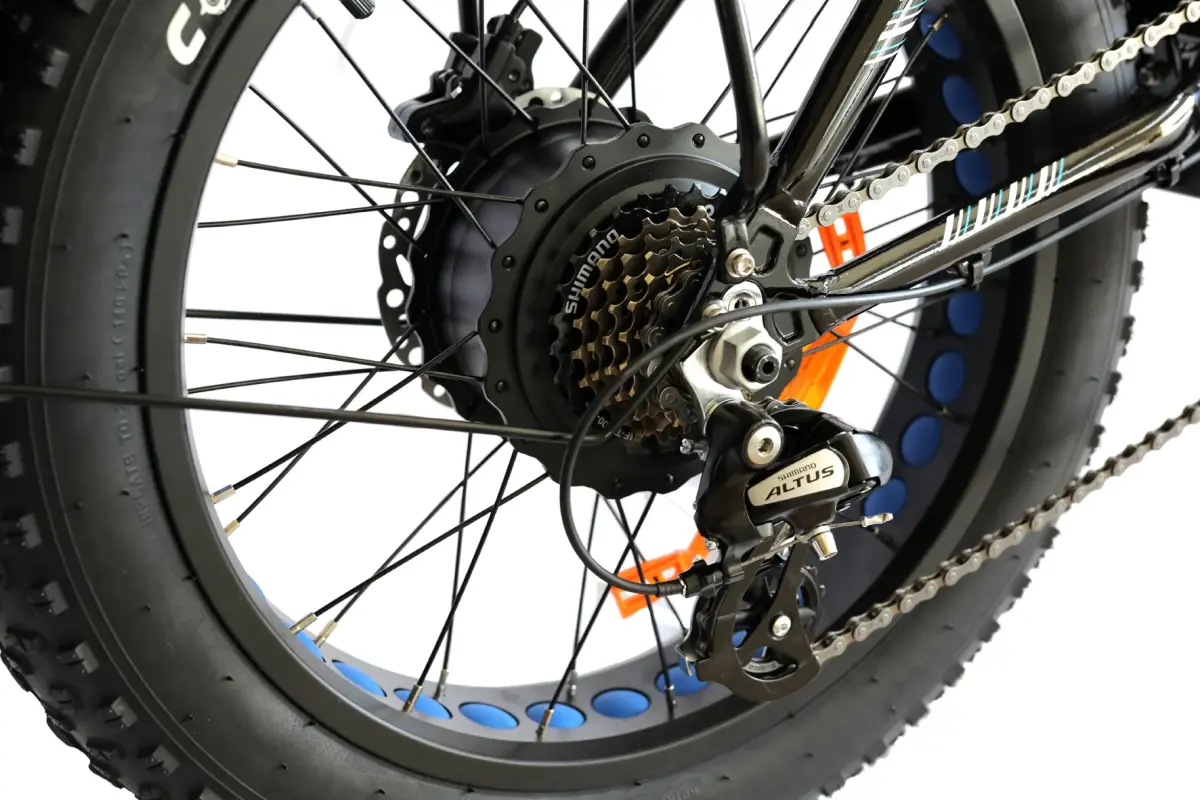 Roxform R-300 Elektrikli Katlanabilir Bisiklet 13AH/15AH Shimano Altus Hidrolik Fren Alüminyum Kadro - 44