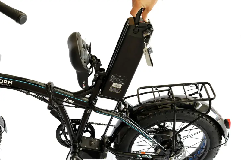 Roxform R-300 Elektrikli Katlanabilir Bisiklet 13AH/15AH Shimano Altus Hidrolik Fren Alüminyum Kadro - 52