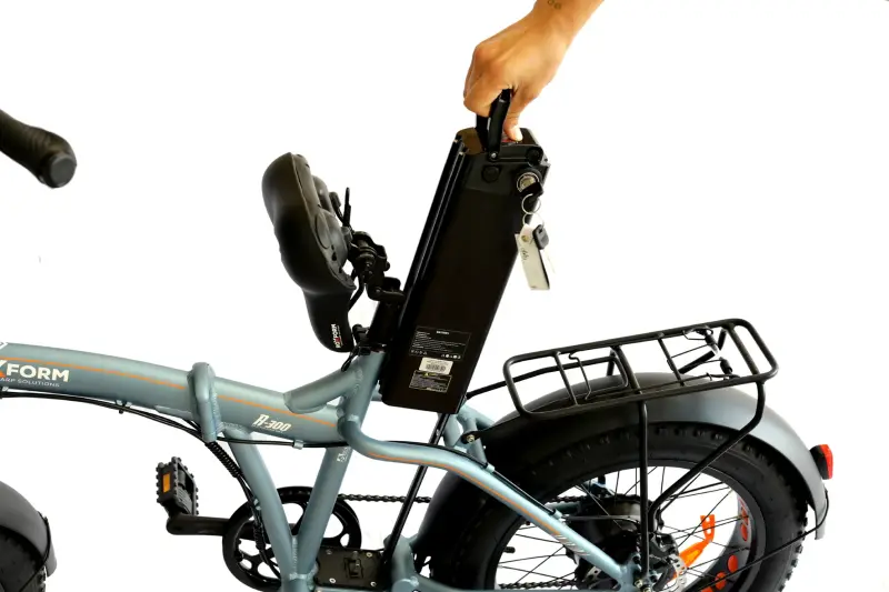 Roxform R-300 Elektrikli Katlanabilir Bisiklet 13AH/15AH Shimano Altus Hidrolik Fren Alüminyum Kadro - 66