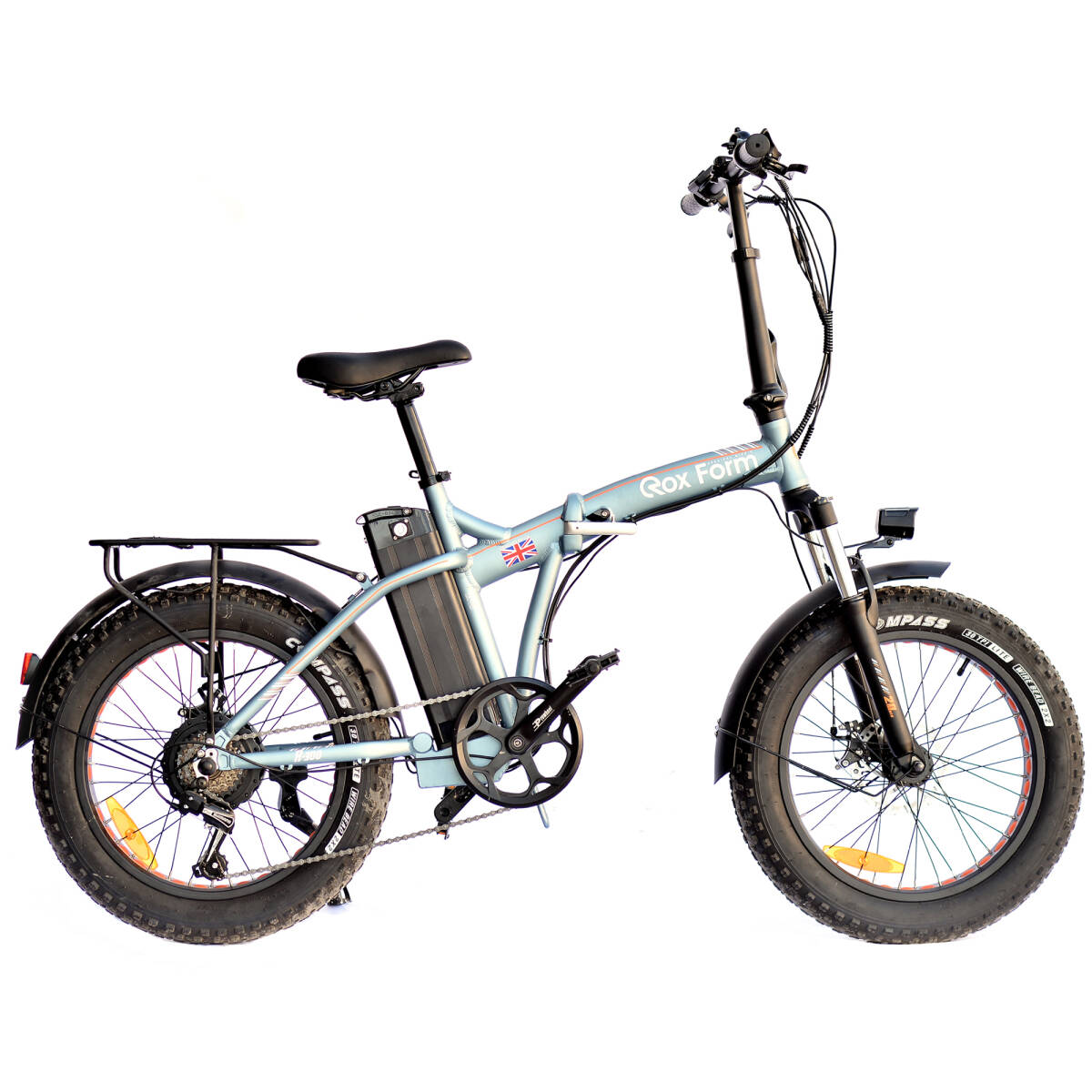 Roxform R-300 Elektrikli Katlanabilir Bisiklet 20 İnç Titanyum Mavi - 1