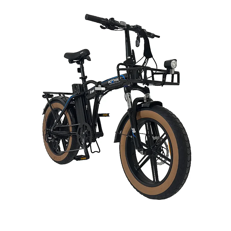 ÖN SİPARİŞ - Roxform R-400 Elektrikli Katlanabilir Bisiklet 20AH Shimano Altus Hidrolik Fren Alüminyum Kadro - 5