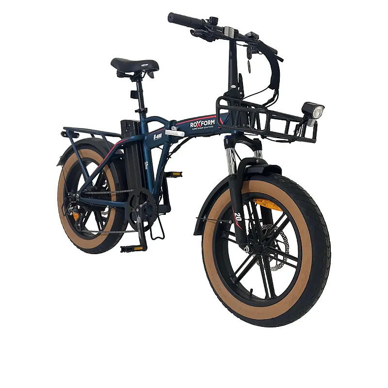 ÖN SİPARİŞ - Roxform R-400 Elektrikli Katlanabilir Bisiklet 20AH Shimano Altus Hidrolik Fren Alüminyum Kadro - 2