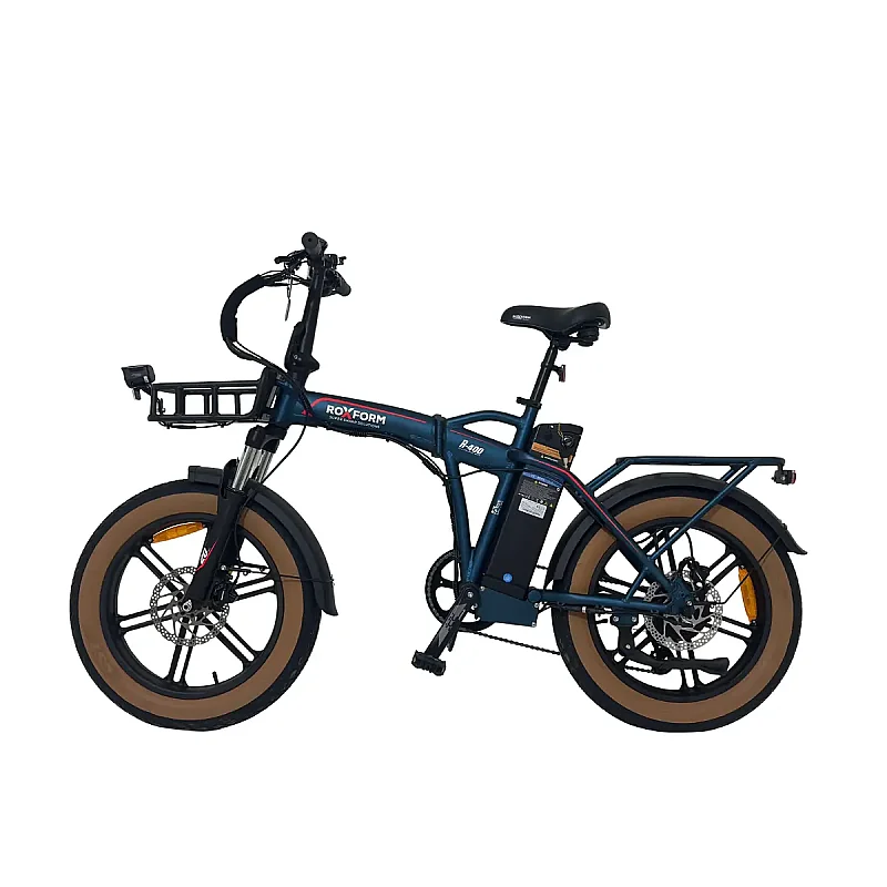ÖN SİPARİŞ - Roxform R-400 Elektrikli Katlanabilir Bisiklet 20AH Shimano Altus Hidrolik Fren Alüminyum Kadro - 3