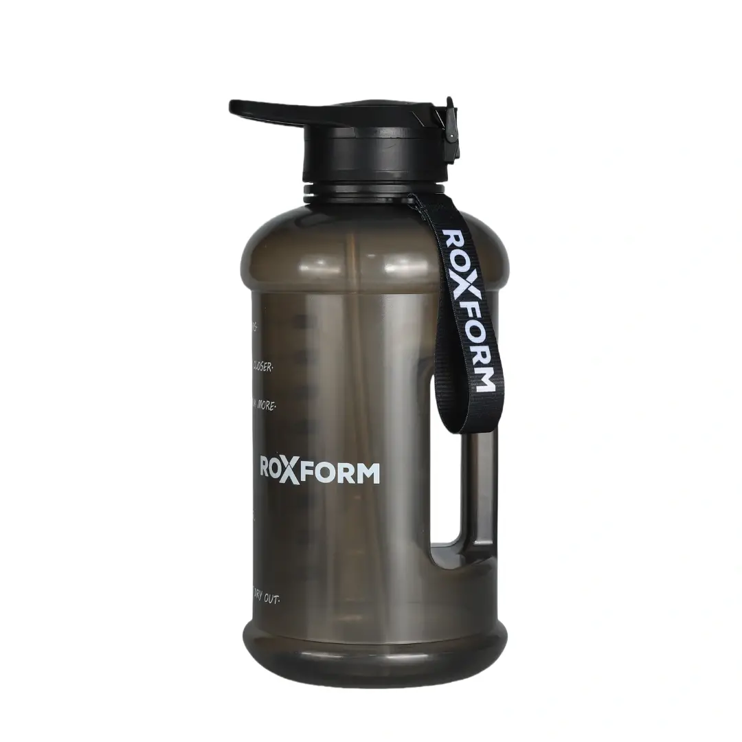 Roxform Suluk Matara 2200 ml, Premium PP Malzeme, Sağlıklı BPA & BPS İçermez, Kılıflı, Çift Kapaklı, Koku Yapmaz, Sızdırmaz ve Dayanıklı, Siyah Cep Kılıf, Siyah - 3