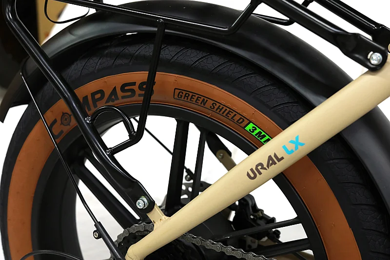 Roxform Ural LX Elektrikli Bisiklet Krem Kolon Jant Hidrolik Fren Uzun Menzil E-Bike - 5