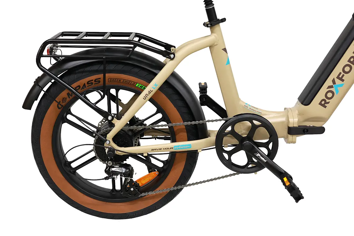 Roxform Ural LX Elektrikli Bisiklet Krem Kolon Jant Hidrolik Fren Uzun Menzil E-Bike - 8