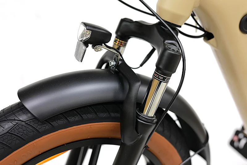 Roxform Ural LX Elektrikli Bisiklet Krem Kolon Jant Hidrolik Fren Uzun Menzil E-Bike - 10
