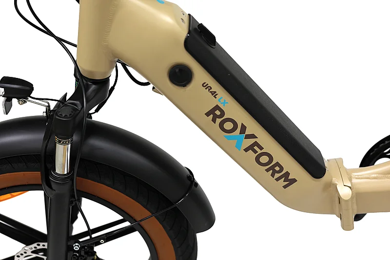 Roxform Ural LX Elektrikli Bisiklet Krem Kolon Jant Hidrolik Fren Uzun Menzil E-Bike - 11