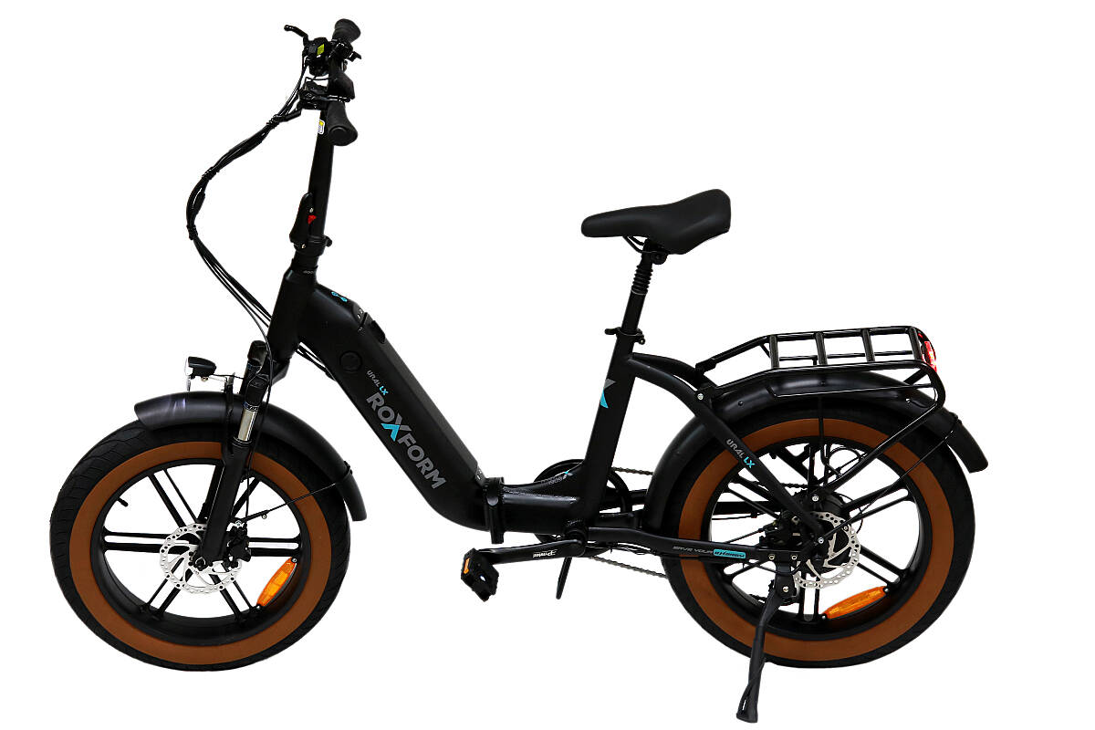 Roxform Ural LX Elektrikli Bisiklet Siyah Kolon Jant Hidrolik Fren Uzun Menzil E-Bike - 1