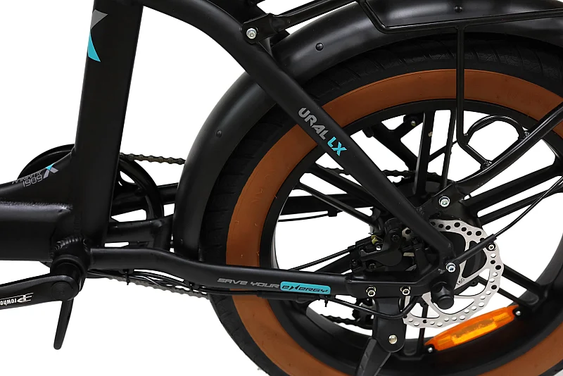 Roxform Ural LX Elektrikli Bisiklet Siyah Kolon Jant Hidrolik Fren Uzun Menzil E-Bike - 3