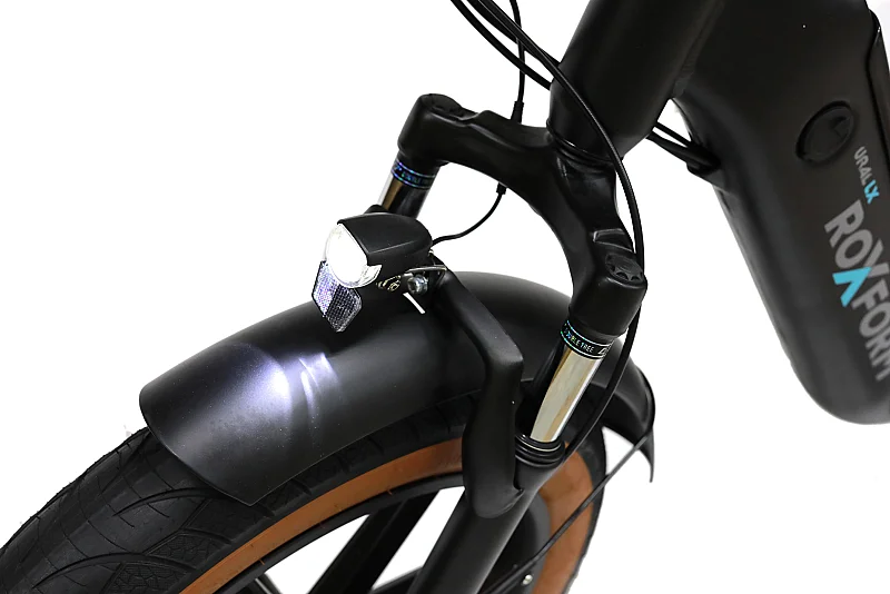 Roxform Ural LX Elektrikli Bisiklet Siyah Kolon Jant Hidrolik Fren Uzun Menzil E-Bike - 5