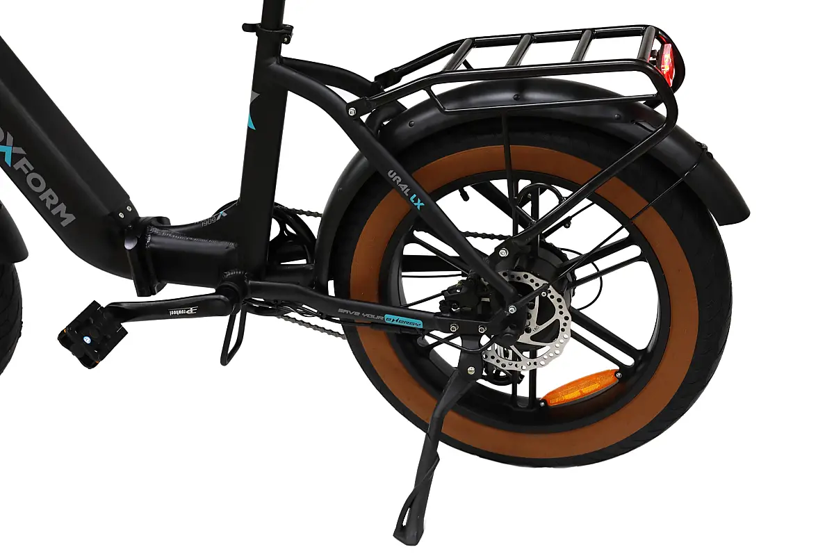 Roxform Ural LX Elektrikli Bisiklet Siyah Kolon Jant Hidrolik Fren Uzun Menzil E-Bike - 7