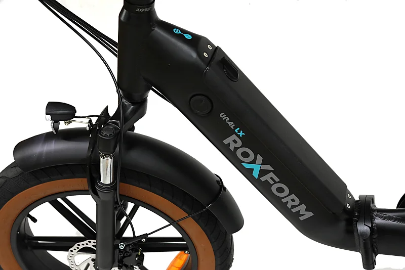 Roxform Ural LX Elektrikli Bisiklet Siyah Kolon Jant Hidrolik Fren Uzun Menzil E-Bike - 8