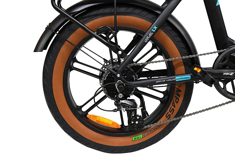 Roxform Ural LX Elektrikli Bisiklet Siyah Kolon Jant Hidrolik Fren Uzun Menzil E-Bike - 14
