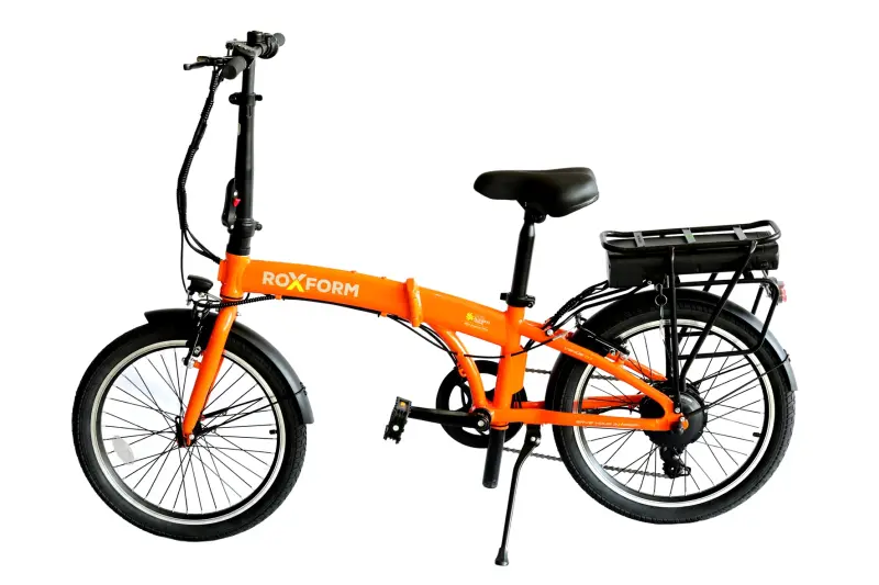 Roxform Venüs Eco Elektrikli Katlanabilir Bisiklet 7.8AH Turuncu Alüminyum Kadro - 11
