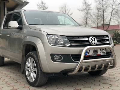 Volkswagen Amarok Off Road Krom Karterli Ön Koruma Ön Tampon Koruma Demiri İnformplus Chrome 2010+ PWT03 - 1