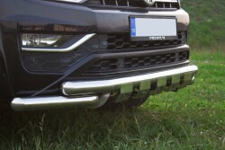 Volkswagen Amarok Off Road Krom Ön Koruma Ön Tampon Koruma Demiri Krom Glocity Chrome 2010+ PST23 - 4