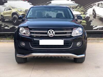Volkswagen Amarok Off Road Saclı Ön Koruma Ön Tampon Koruma Demiri Krom Gloplus Chrome 2010+ PST21 - 1