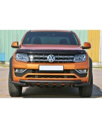 Volkswagen Amarok Off Road Siyah Ön Koruma Ön Tampon Koruma Demiri Krom Glocity Black 2010+ PST24 - AQM4WD